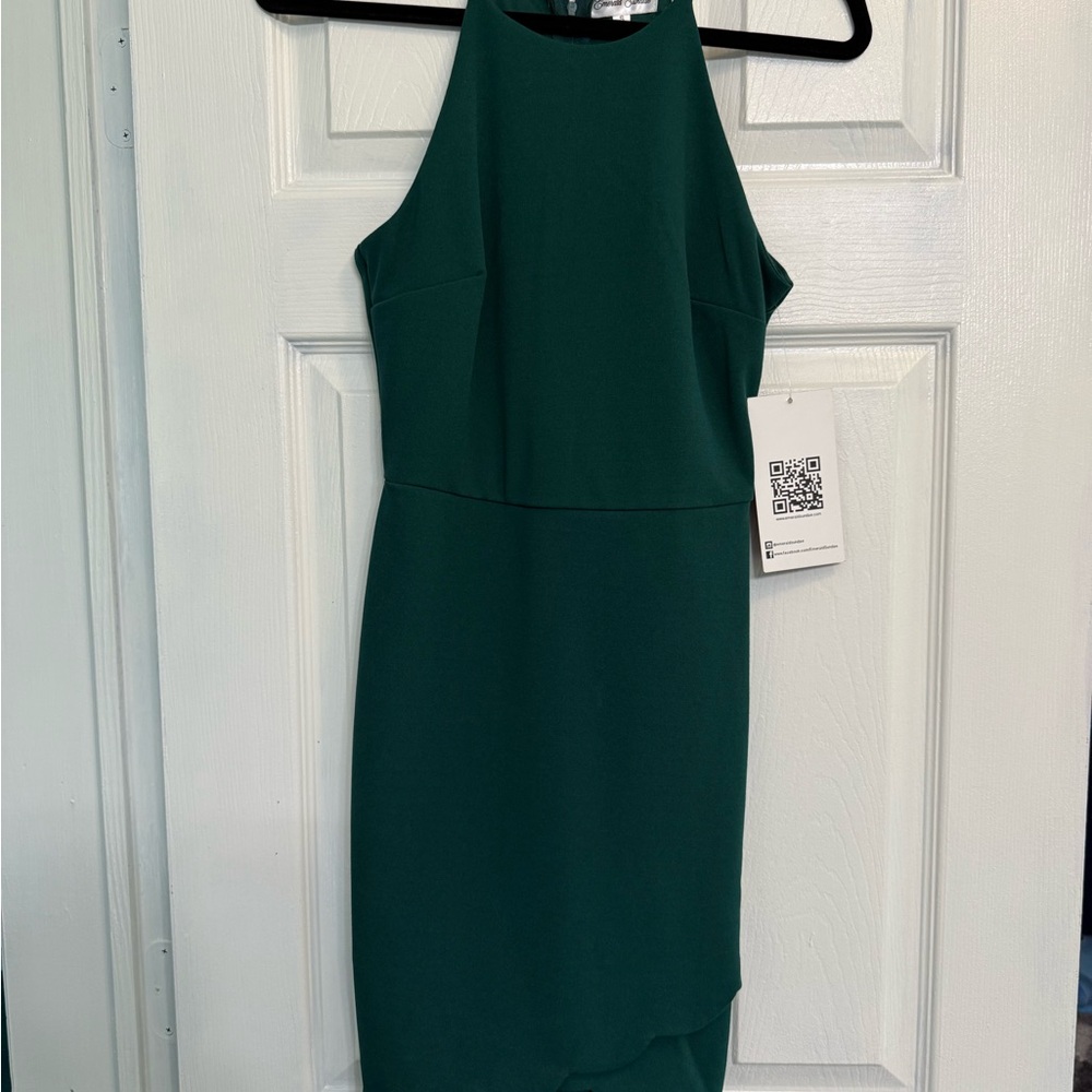NWT Emerald Sundae Green Sheath Midi Dress